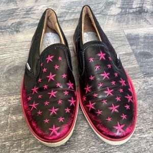 Jimmy Choo Pink Star Men's Slip-On Shoes